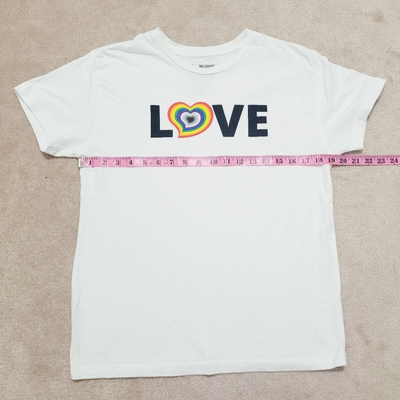 THE PHLUID PROJECT love PRIDE T-shirt Rainbow 100% Cotton Size MEDIUM - Picture 6 of 8